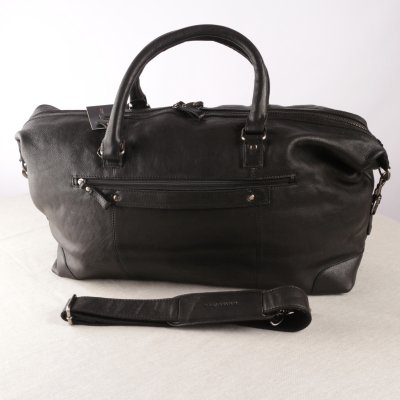 Zoom bild av Weekendbag Canberra, Skinn Svart